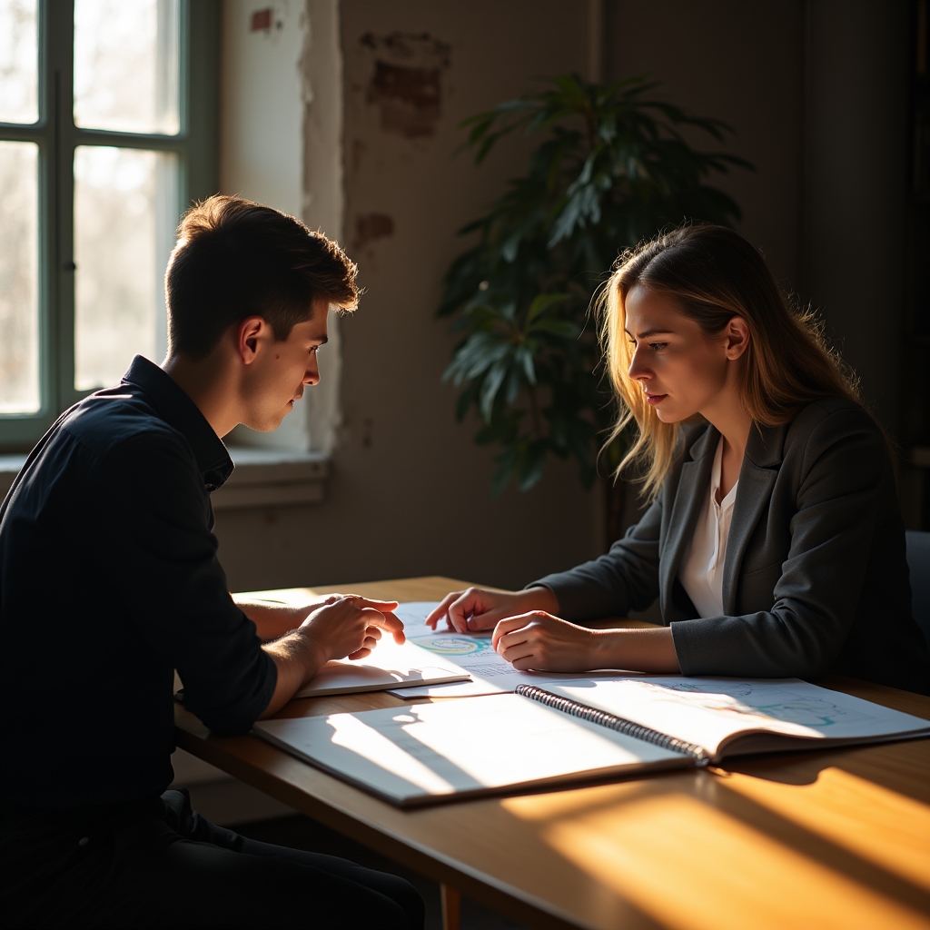 Выпускник планирует карьерный путь с наставником